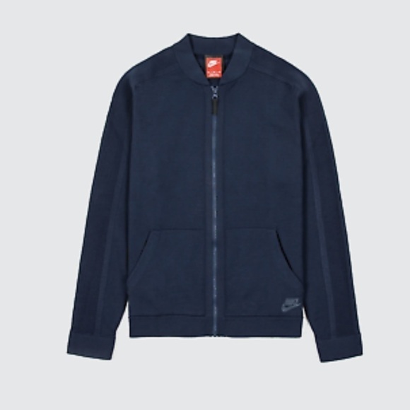 Nike Sportswear Tech Knit Jacket Obsidian Navy Blue s - Picture 2 of 8